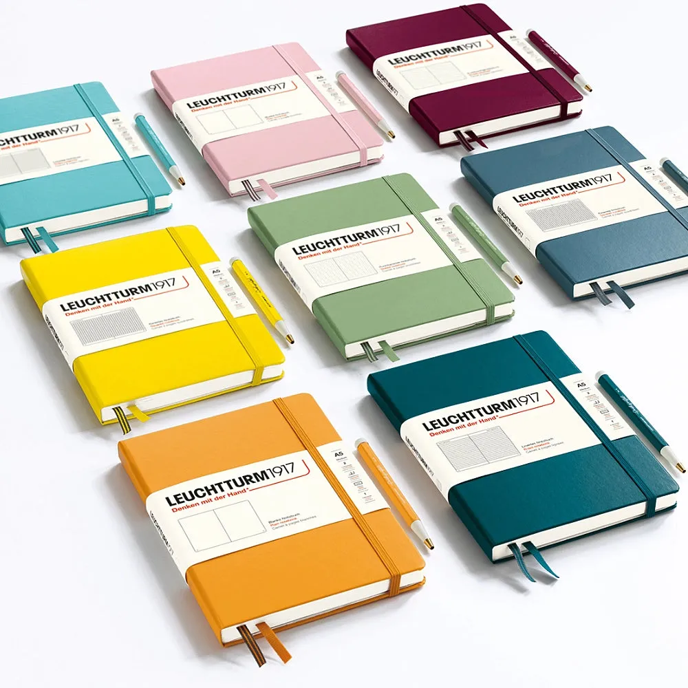 Leuchtturm 1917 Lemon Hardcover Dotted Medium A5 Notebook