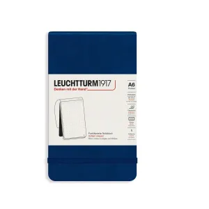 Leuchtturm 1917 Navy Hardcover Dotted A6 Pocket Notepad