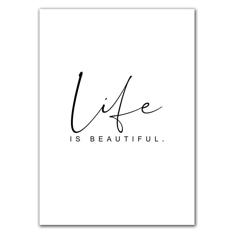 Live Love Laugh Inspiring Quotes Wall Art