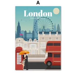 London New York Paris Spain City