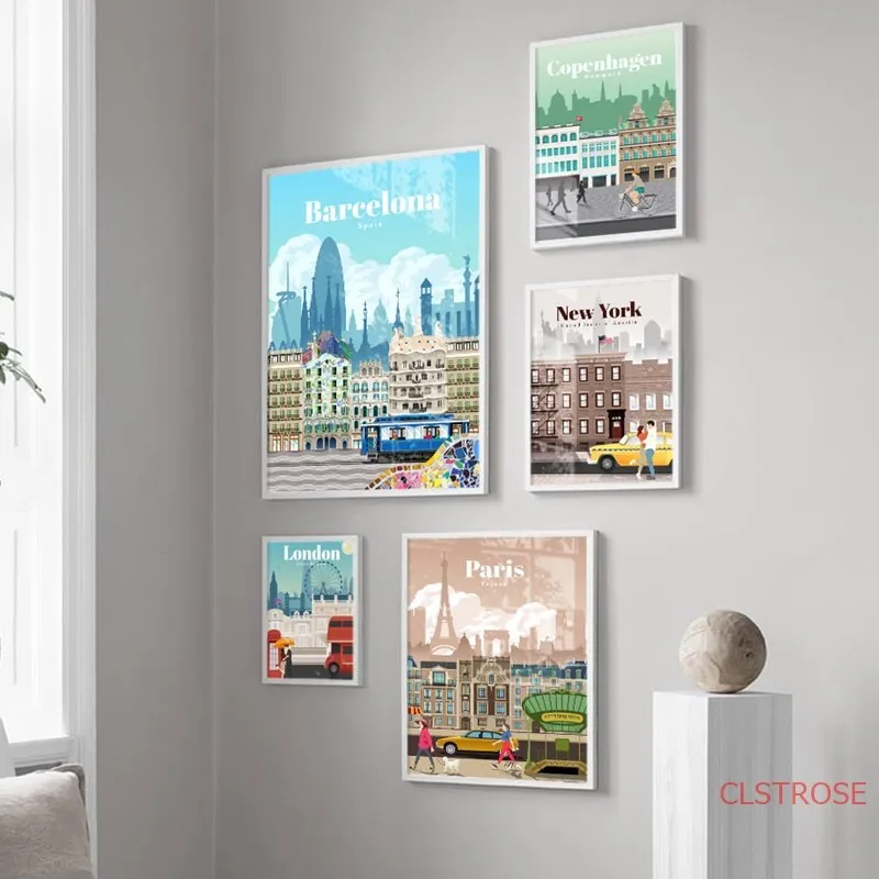 London New York Paris Spain City