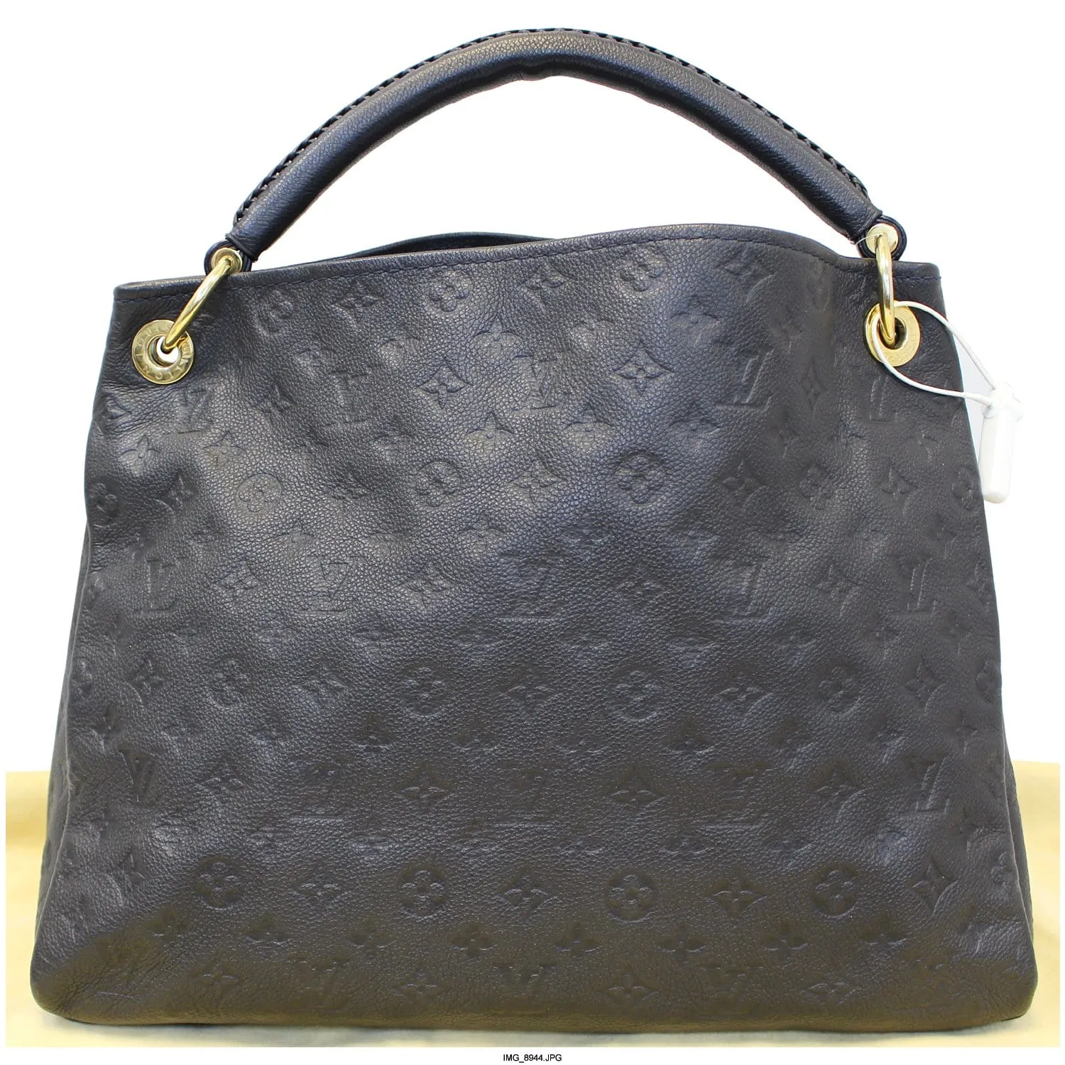 LOUIS VUITTON Artsy MM Blue Empreinte Infini Monogram Shoulder Bag