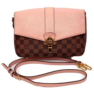 Louis Vuitton Clapton Damier Ebene Magnolia Crossbody