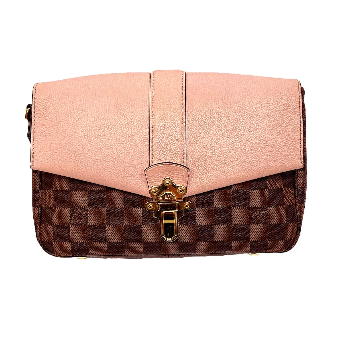 Louis Vuitton Clapton Damier Ebene Magnolia Crossbody