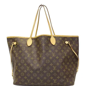 LOUIS VUITTON Neverfull GM Monogram Canvas Shoulder Bag