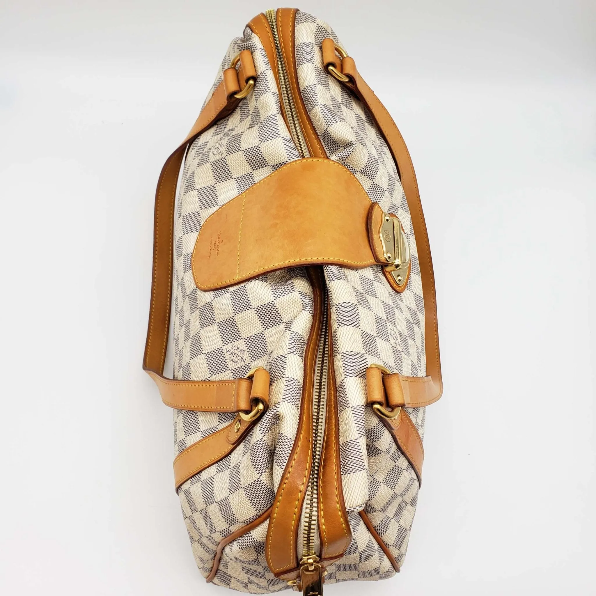 Louis Vuitton  Stresa GM White Damier Azur Shoulder Bag