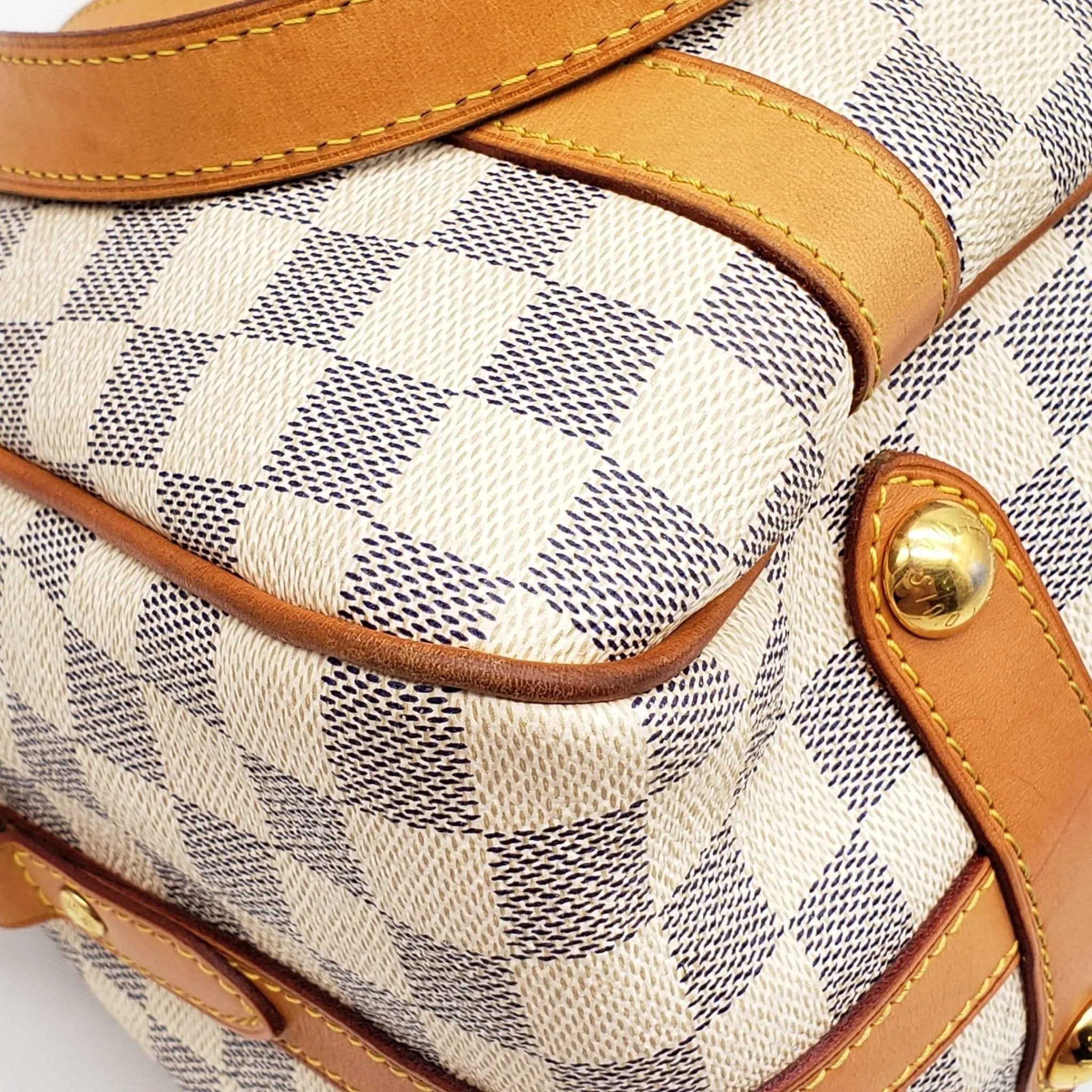 Louis Vuitton  Stresa GM White Damier Azur Shoulder Bag
