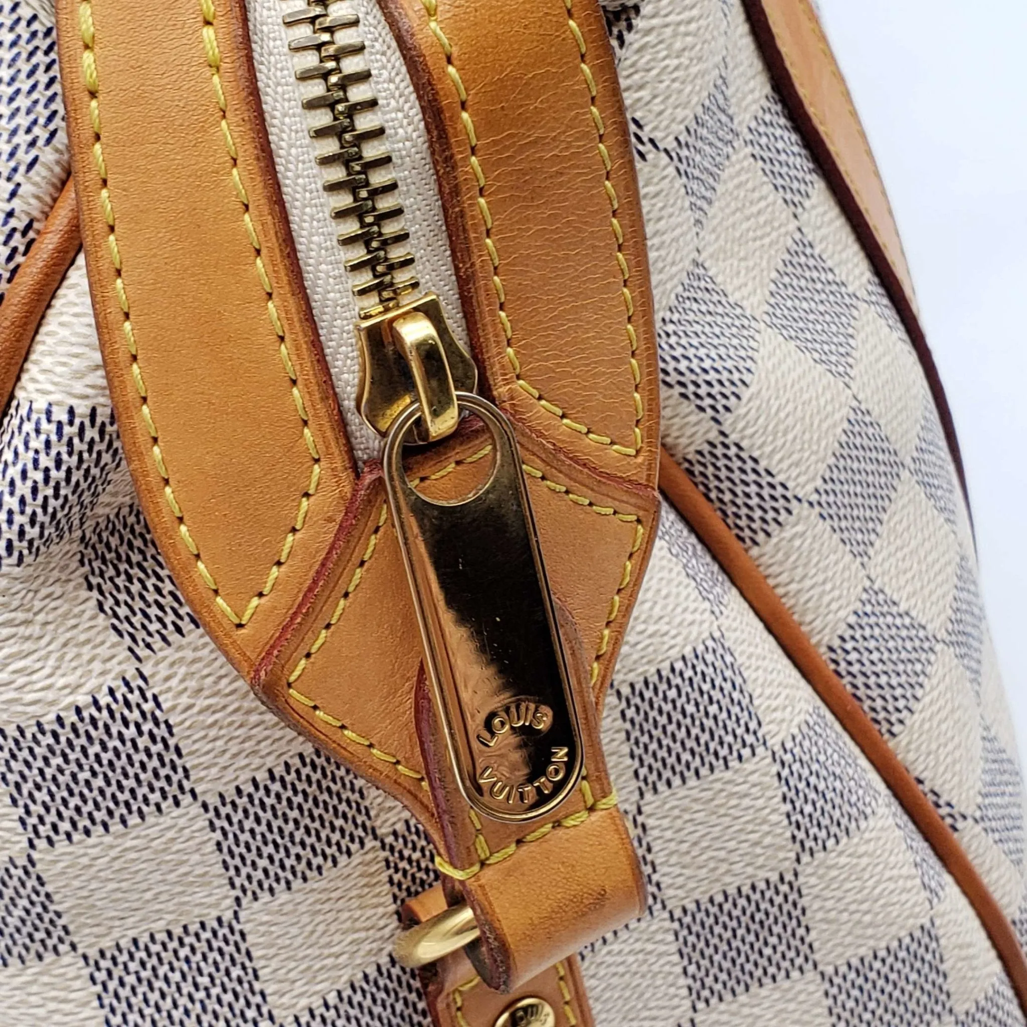 Louis Vuitton  Stresa GM White Damier Azur Shoulder Bag