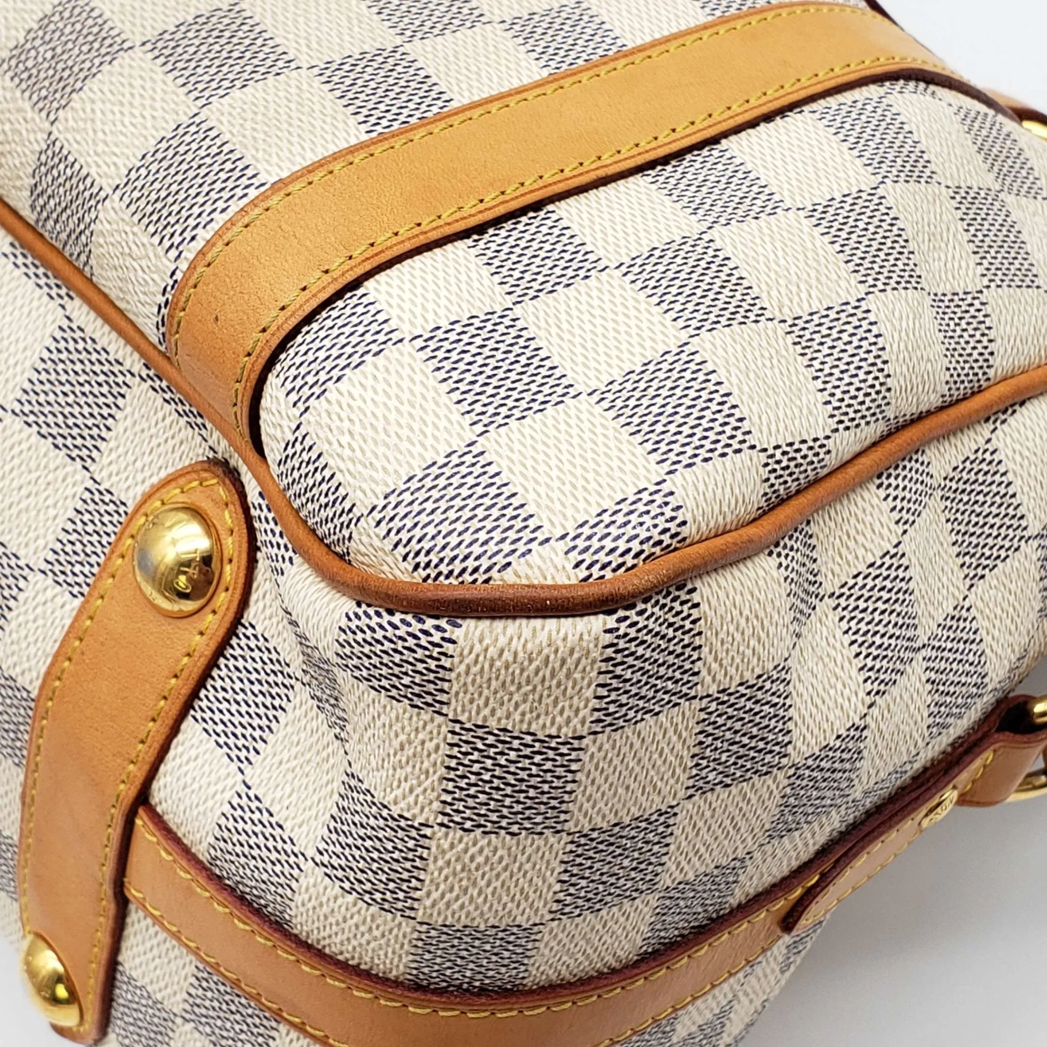 Louis Vuitton  Stresa GM White Damier Azur Shoulder Bag