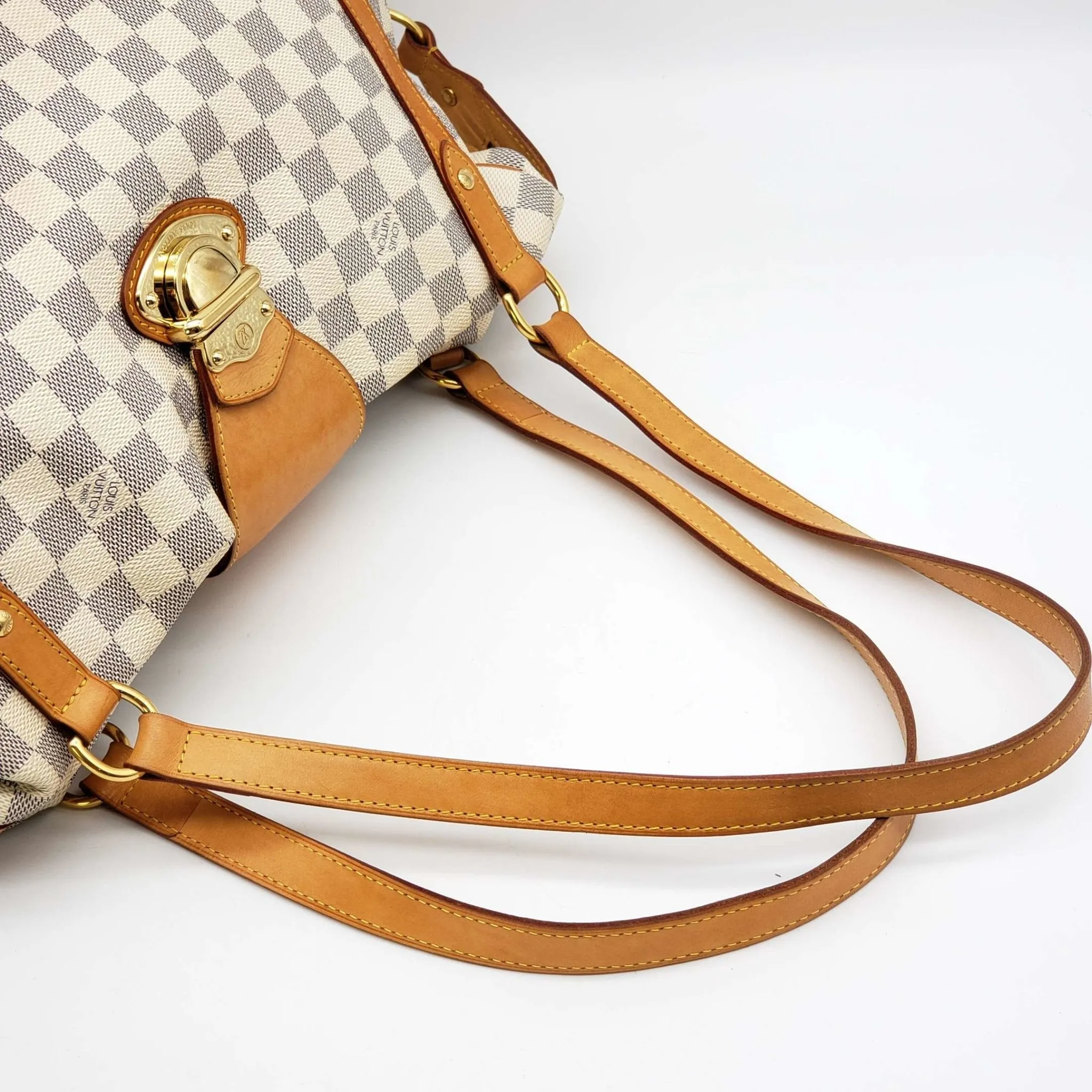 Louis Vuitton  Stresa GM White Damier Azur Shoulder Bag