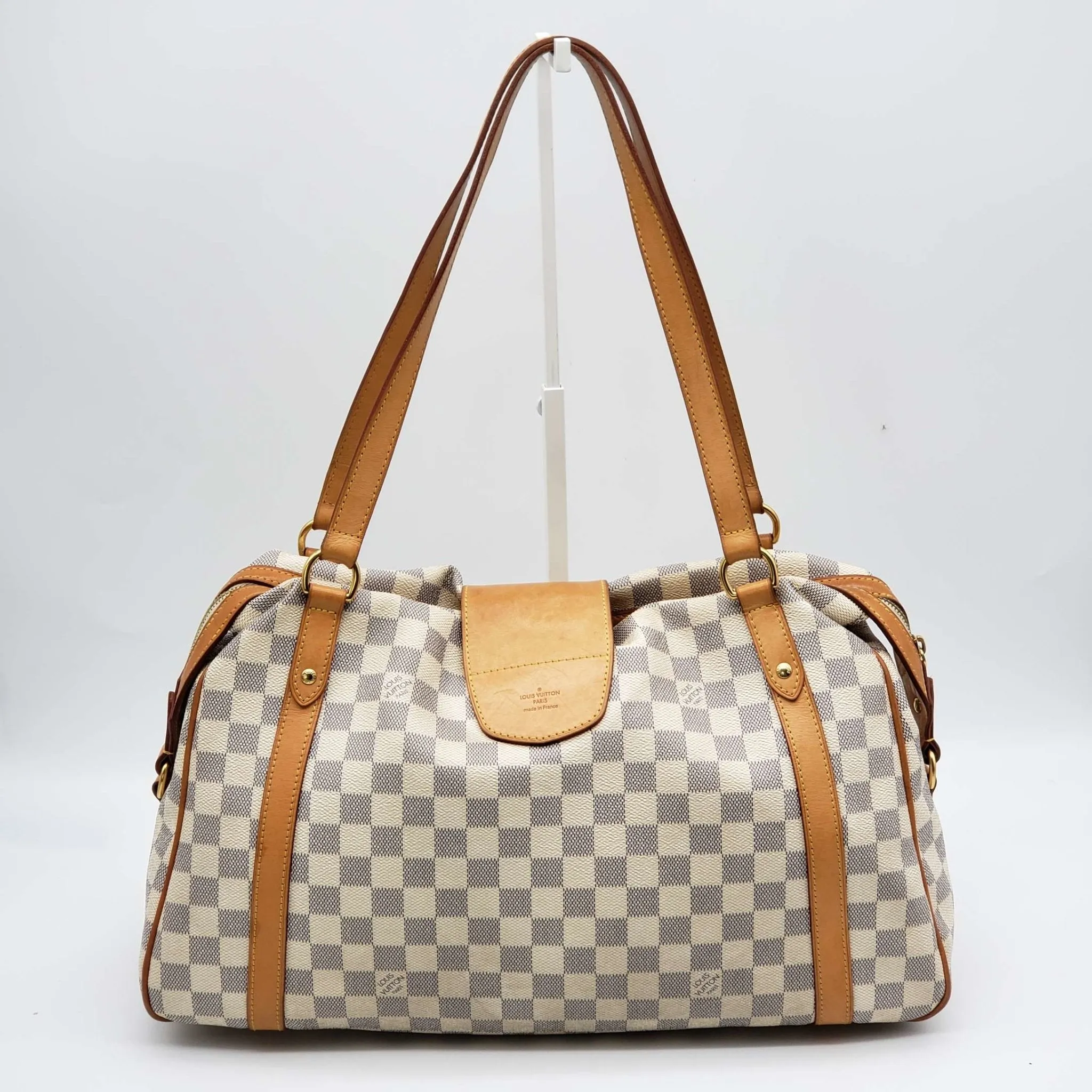Louis Vuitton  Stresa GM White Damier Azur Shoulder Bag
