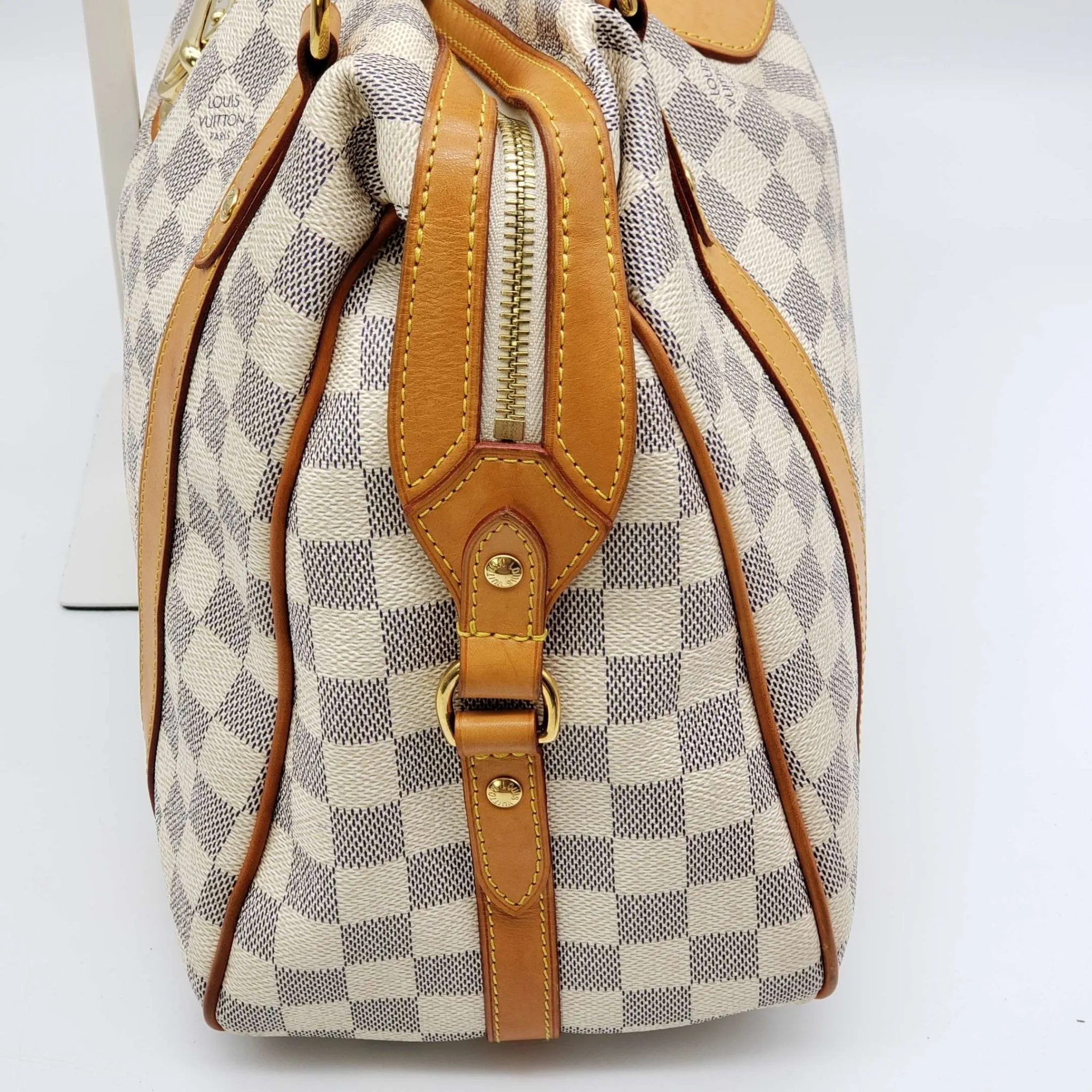 Louis Vuitton  Stresa GM White Damier Azur Shoulder Bag