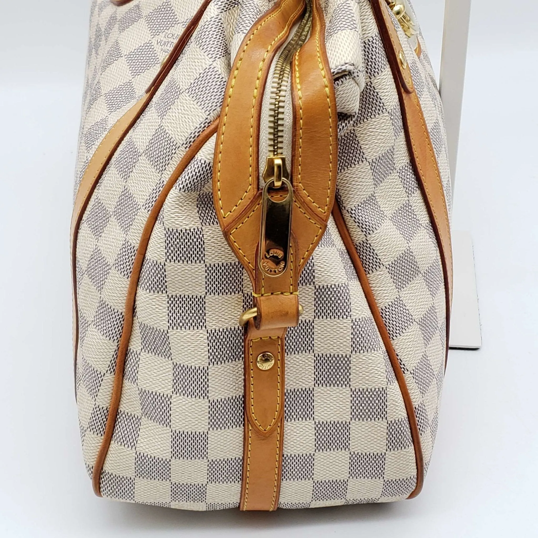 Louis Vuitton  Stresa GM White Damier Azur Shoulder Bag