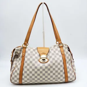 Louis Vuitton  Stresa GM White Damier Azur Shoulder Bag