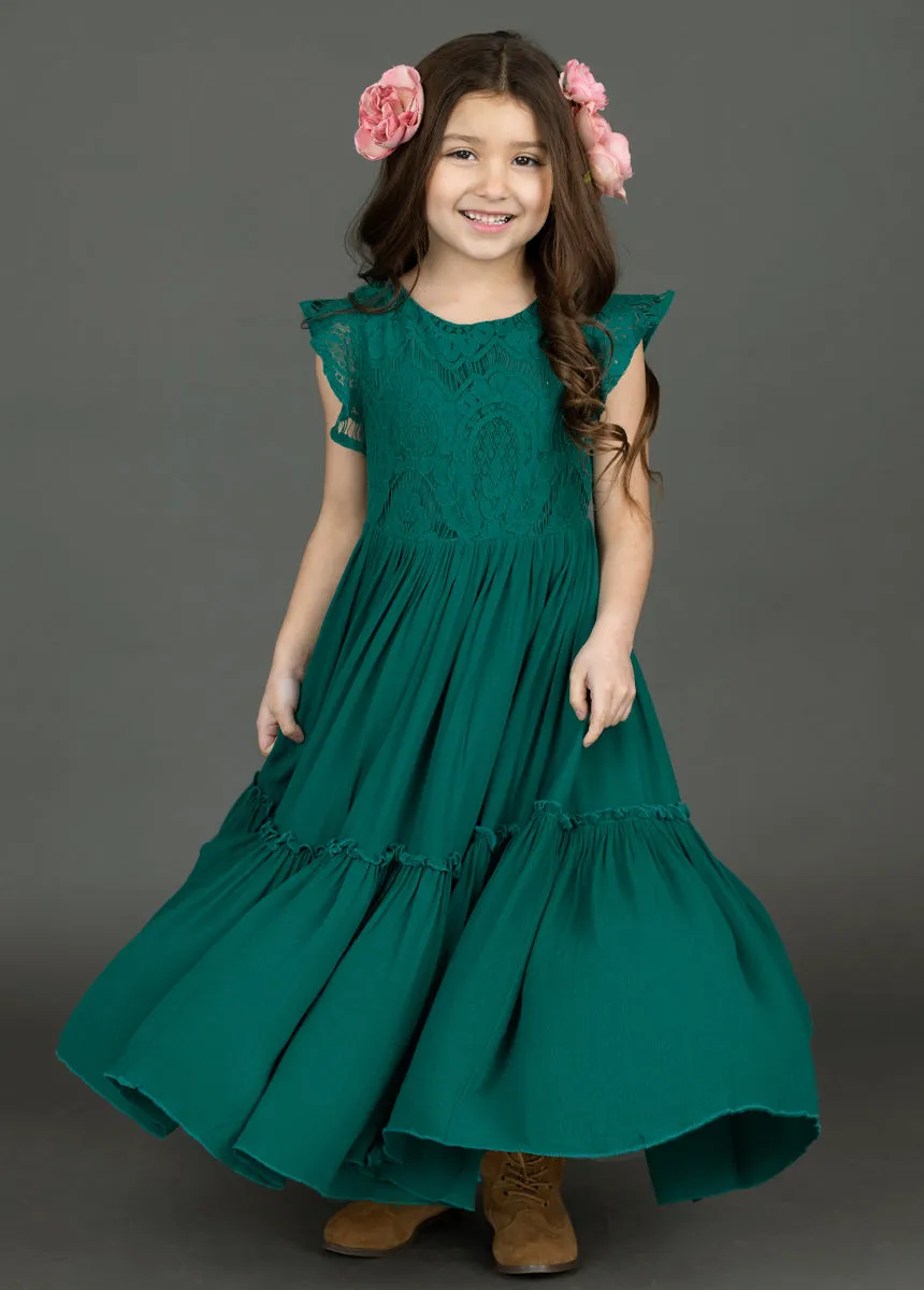 Macy Dress in Teal