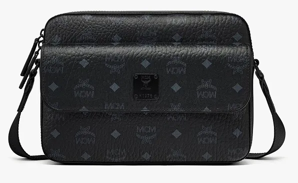 MCM Aren Crossbody Medium-MMRDSTA01-Black