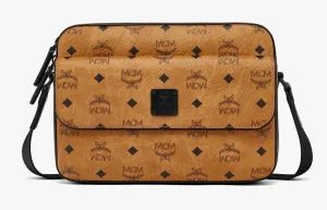 MCM Aren Crossbody Medium-MMRDSTA01-Cognac
