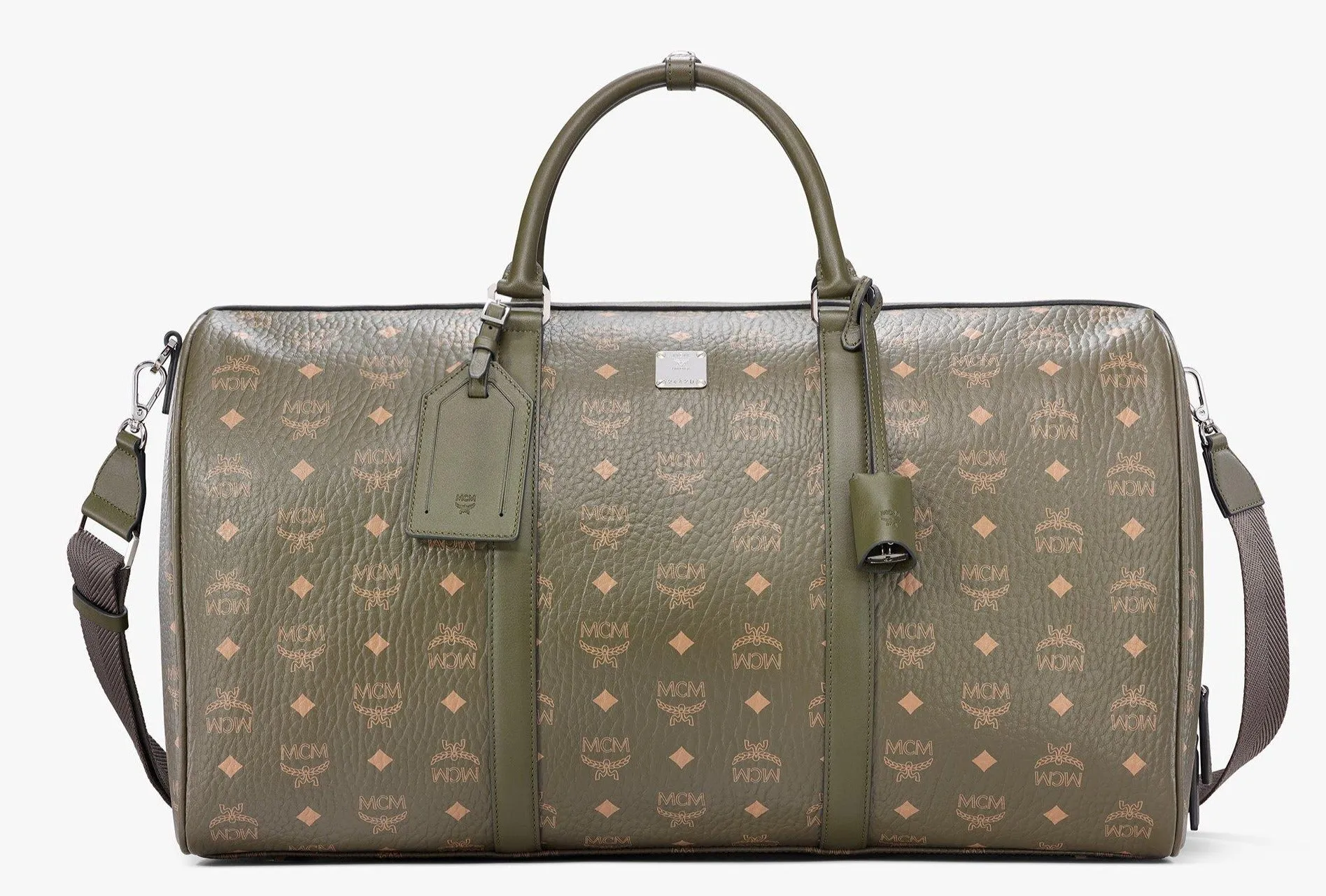 MCM Traveler Weekender Bag in Visetos MMVAAVY02- Sea Turtle-50