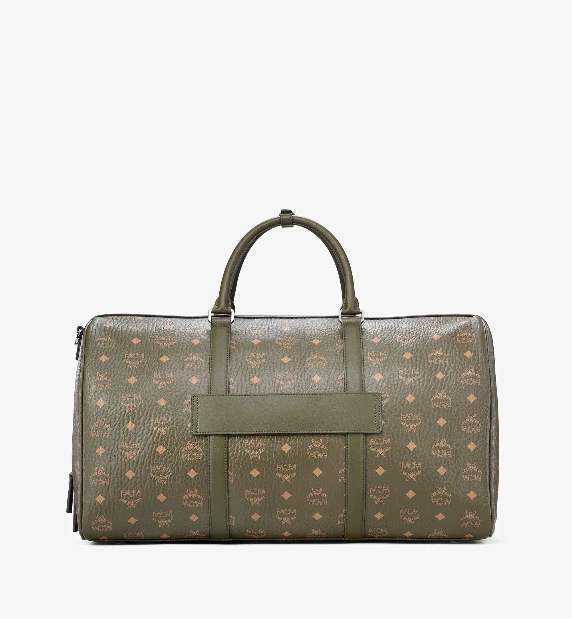 MCM Traveler Weekender Bag in Visetos MMVAAVY02- Sea Turtle-50