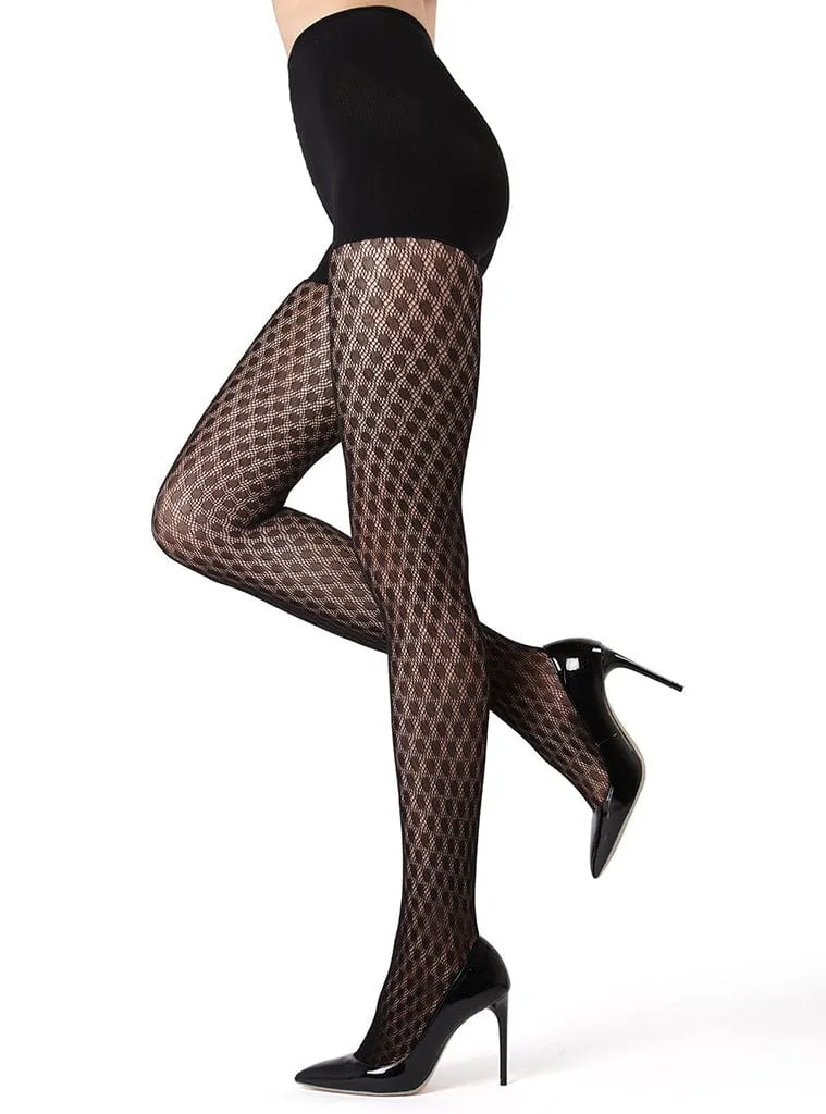 MeMoi Firmfit Dotted Net Tights