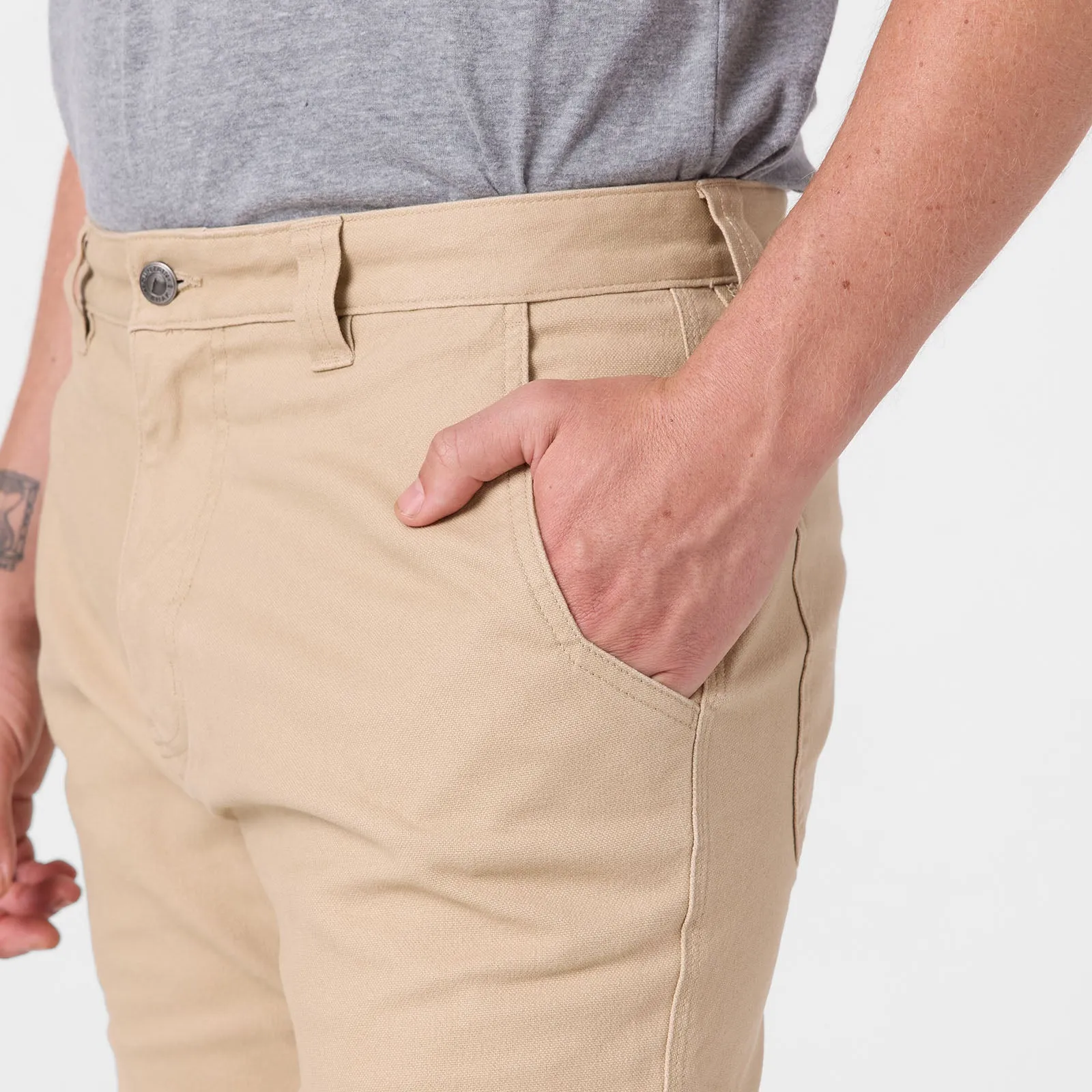 Men's Lined Mountain Pant | Classic Fit / Retro Khaki
