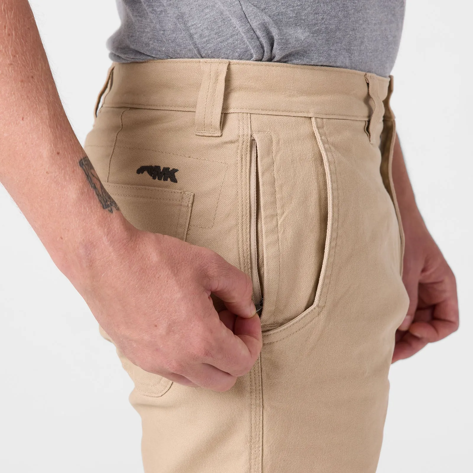 Men's Lined Mountain Pant | Classic Fit / Retro Khaki
