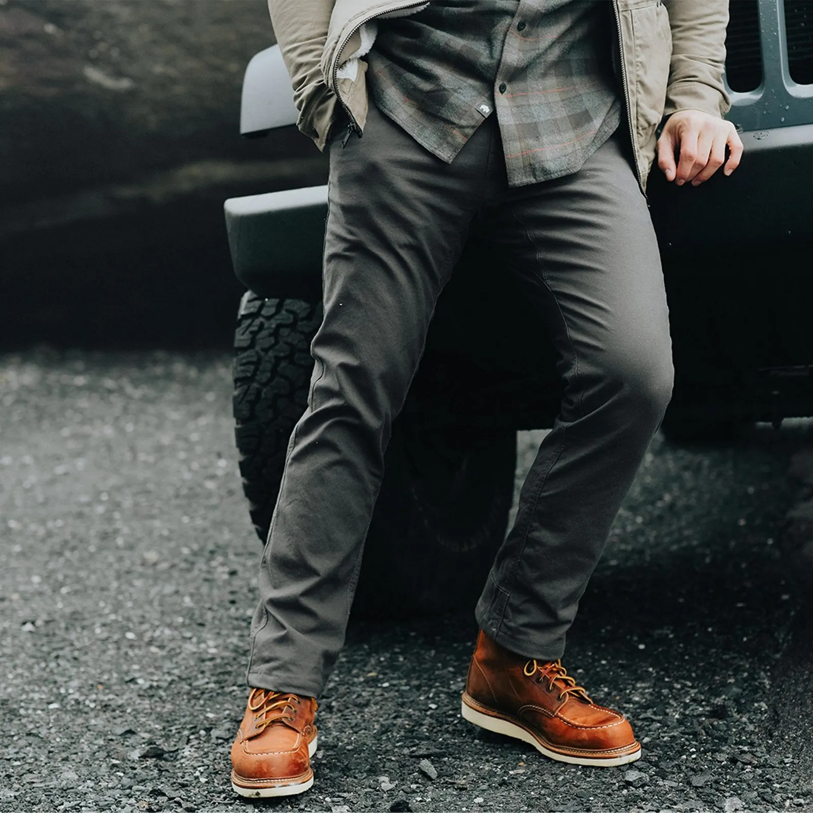 Men's Lined Mountain Pant | Classic Fit / Retro Khaki