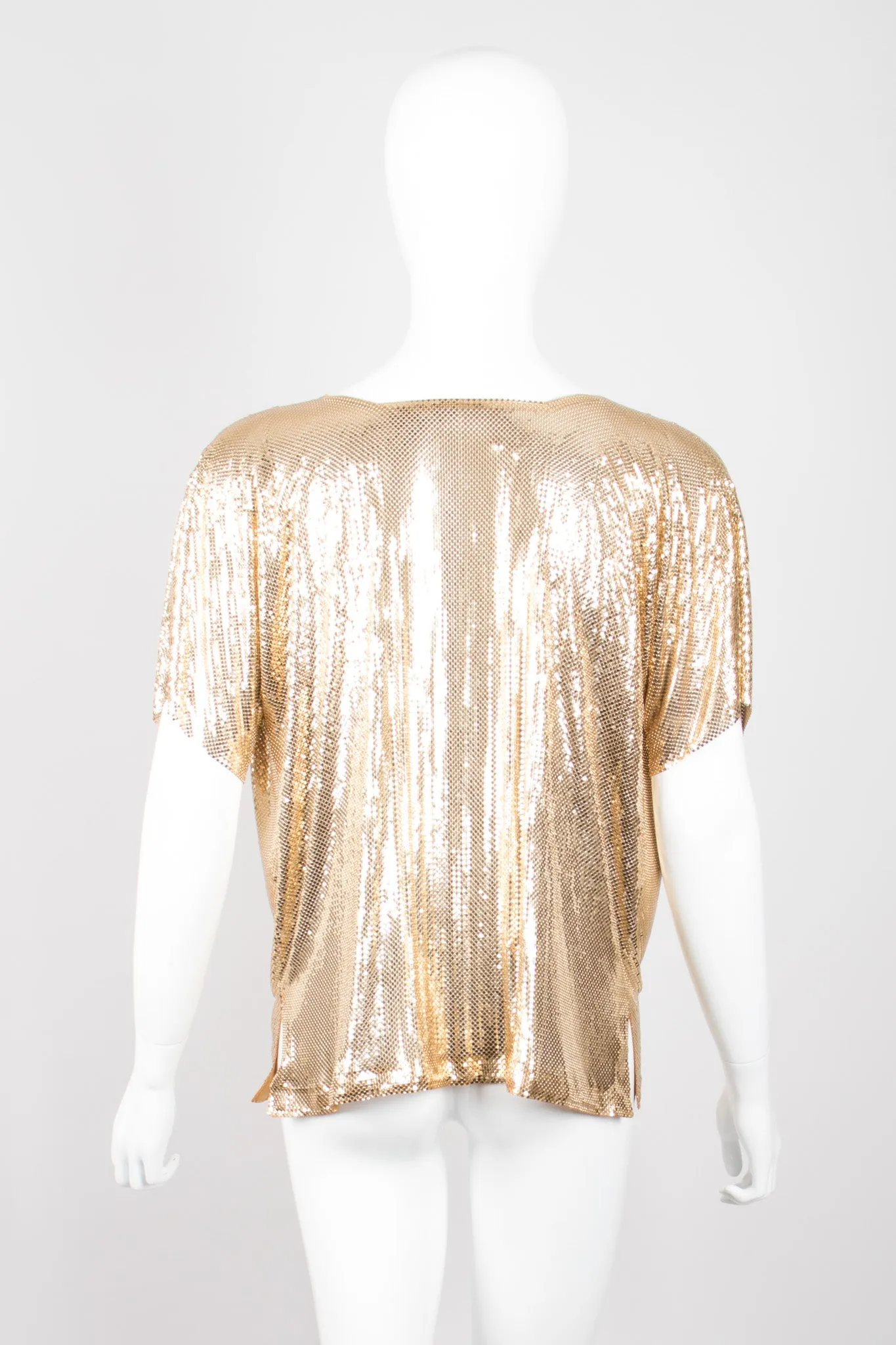 Mesh Cowlneck Top