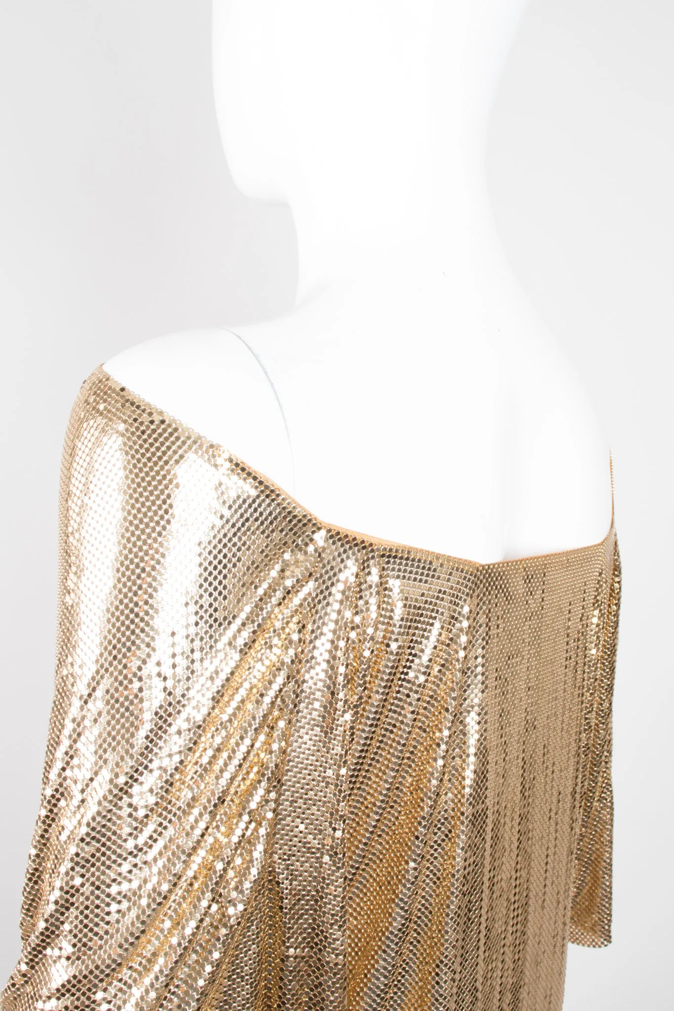 Mesh Cowlneck Top