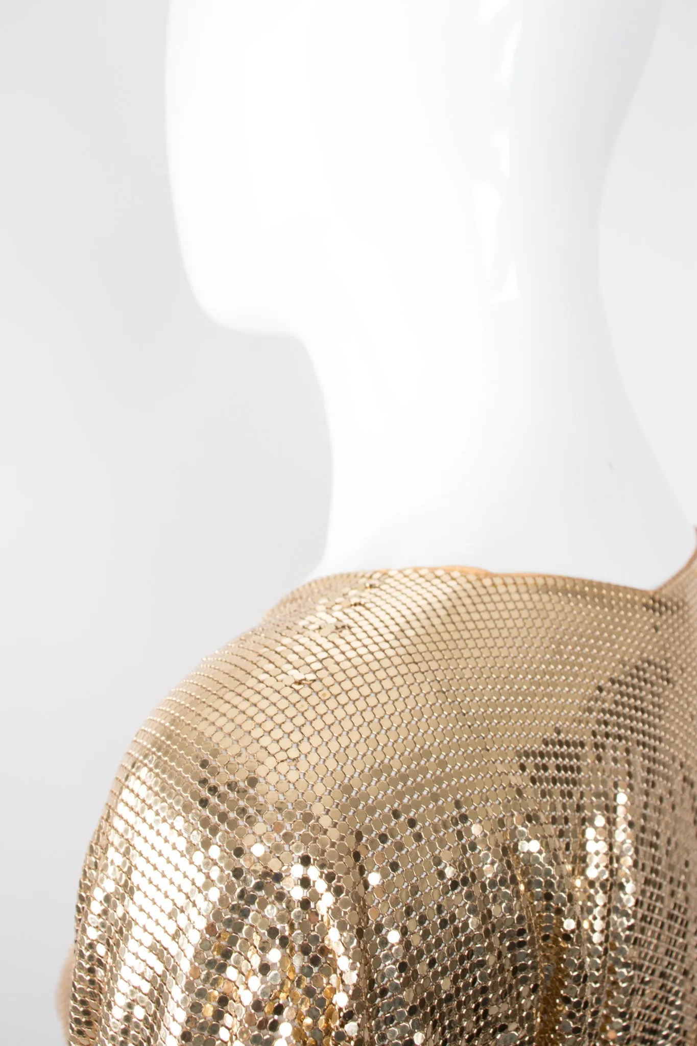 Mesh Cowlneck Top