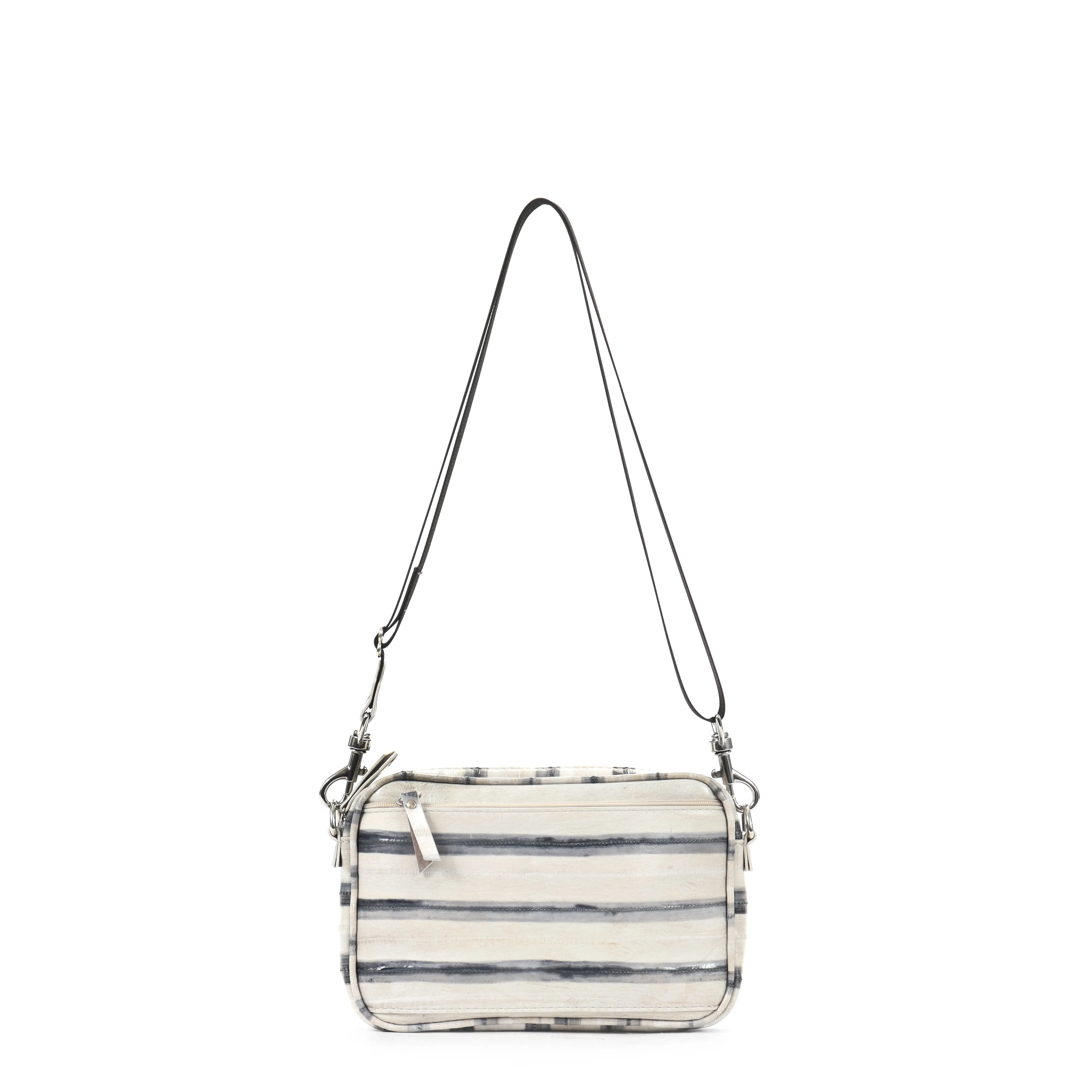 MINI CAMERA BAG STRIPED EEL