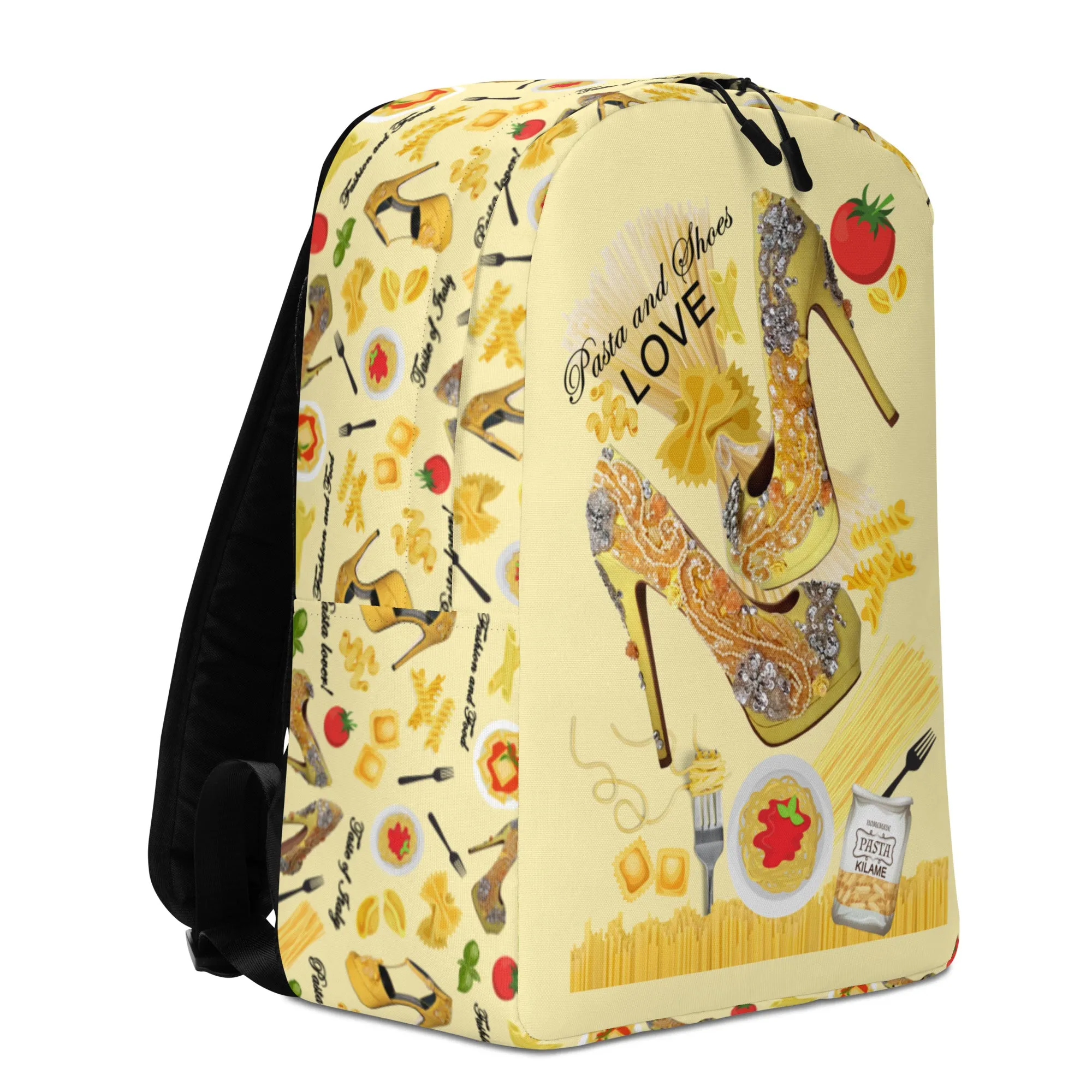 Minimalist Backpack 'Pasta and shoes'