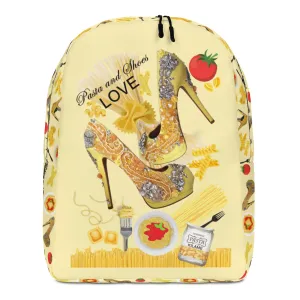 Minimalist Backpack 'Pasta and shoes'
