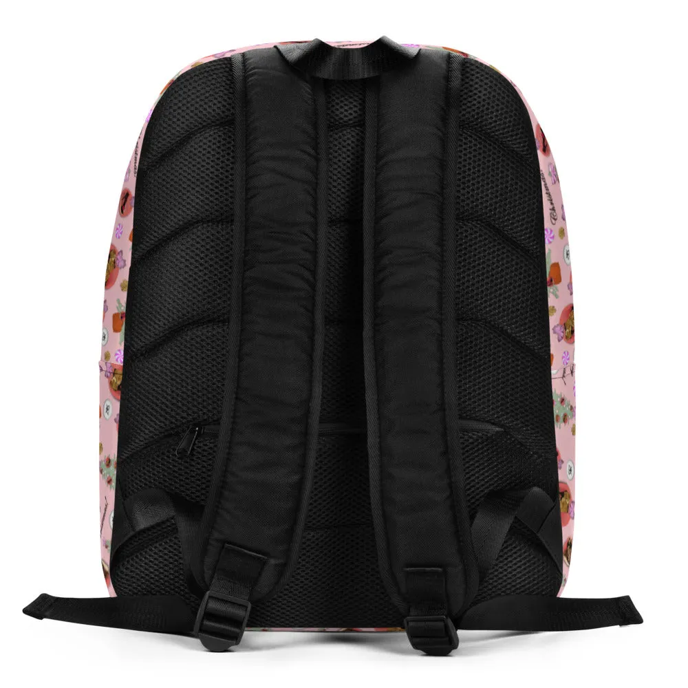 Minimalist Backpack 'Pink Christmas'