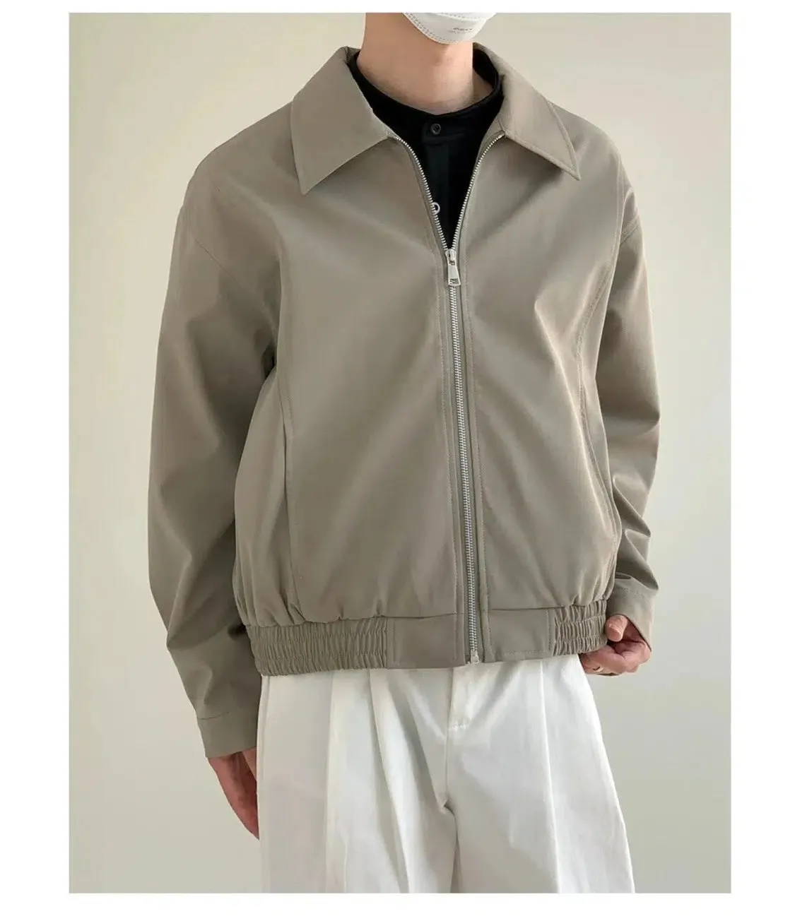 Minimalist Casual Zipper Jacket