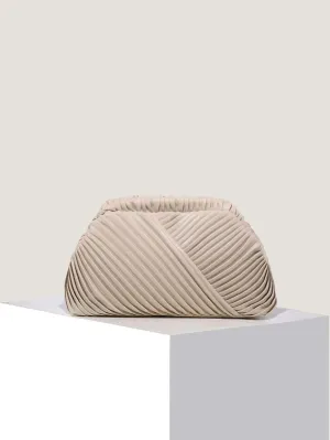 Minimalist Ruched Bag - ᗰ'₂₂ - Apricot