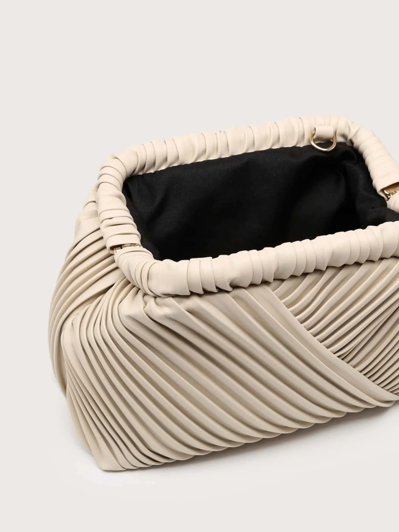 Minimalist Ruched Bag - ᗰ'₂₂ - Apricot