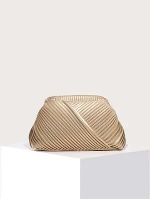 Minimalist Ruched Bag - ᗰ'₂₂ - Gold