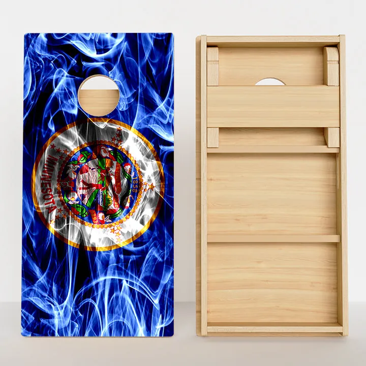 Minnesota Flag Professional Cornhole Boards