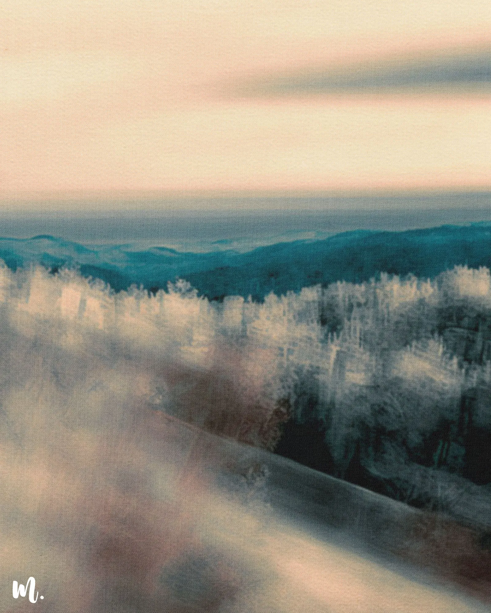 Misty Horizon modern canvas art