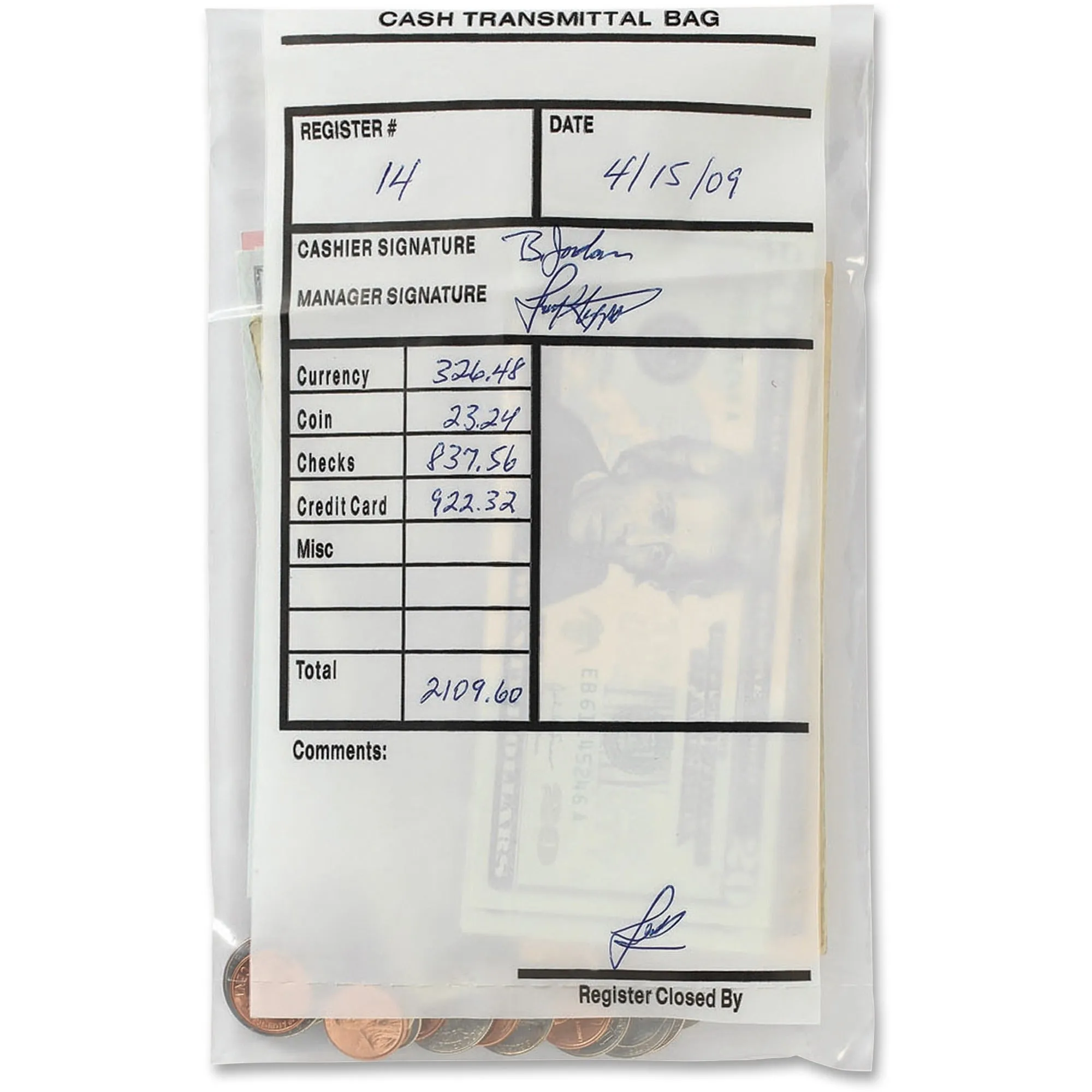MMF Transmittal Bags
