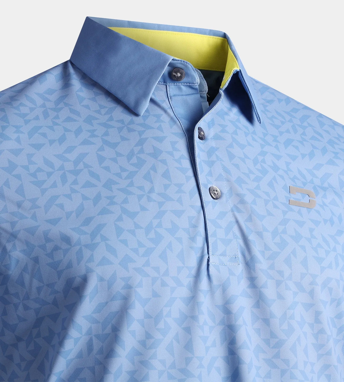 MODERN ABSTRACT POLO - BLUE