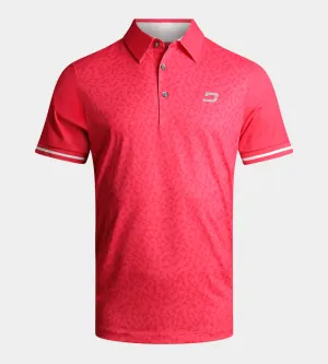 MODERN ABSTRACT POLO - RED