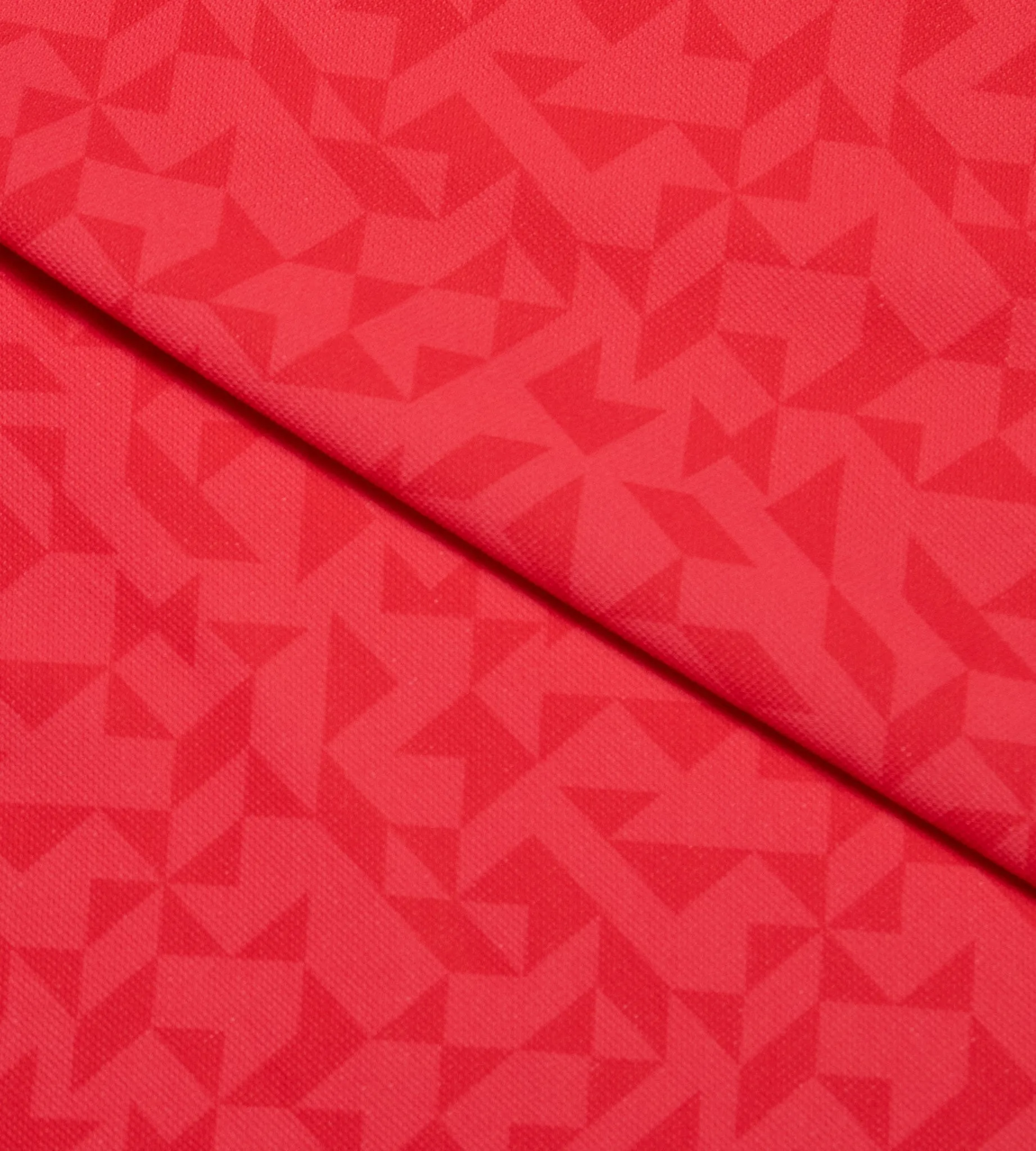 MODERN ABSTRACT POLO - RED