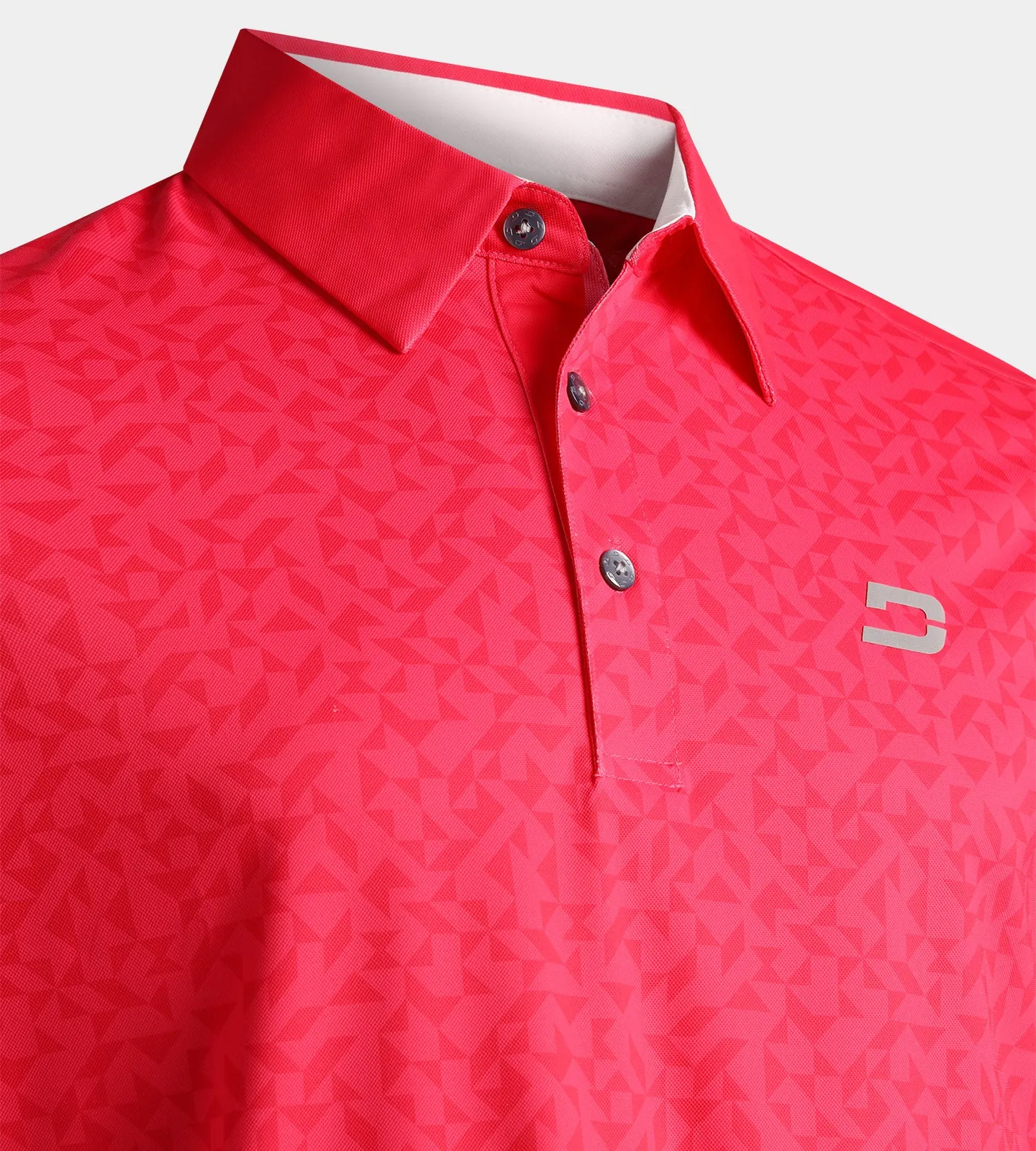 MODERN ABSTRACT POLO - RED