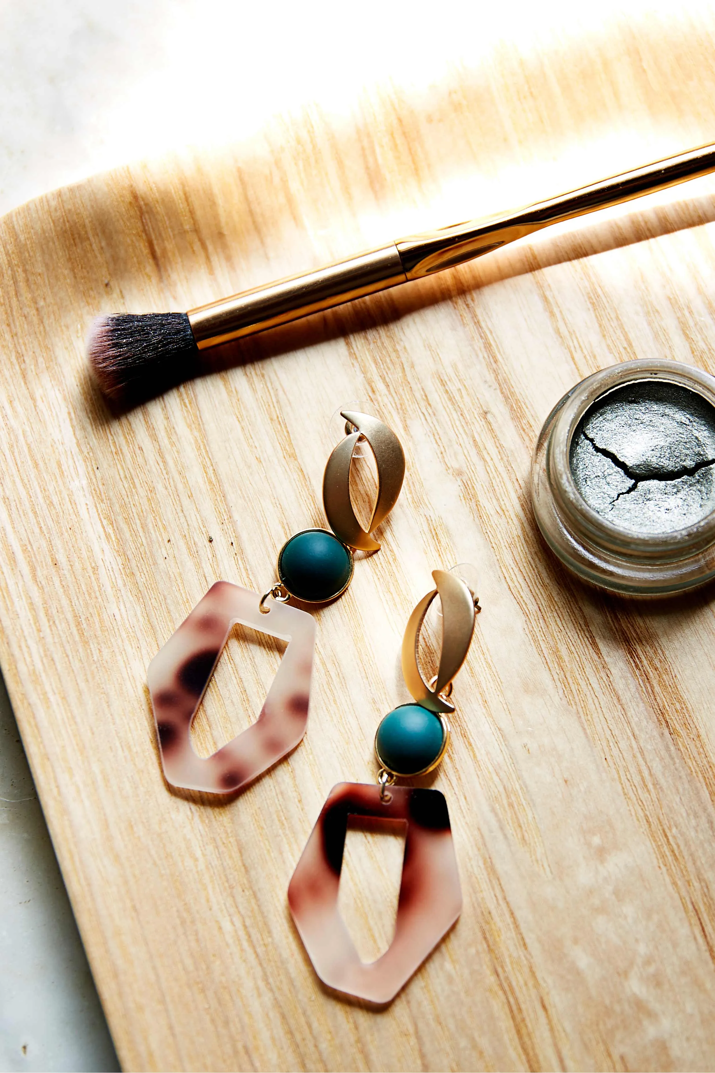 Modern Chandelier Drop Down Acrylic Earrings