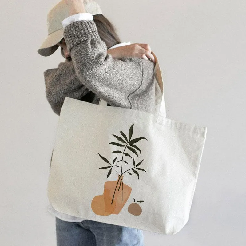 MODERN DECOR CANVAS BAG