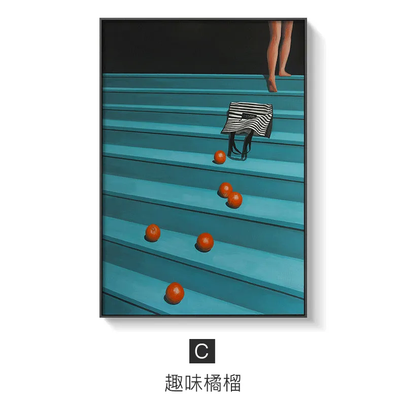 Modern Fruit Canvas Painting Minimalist
