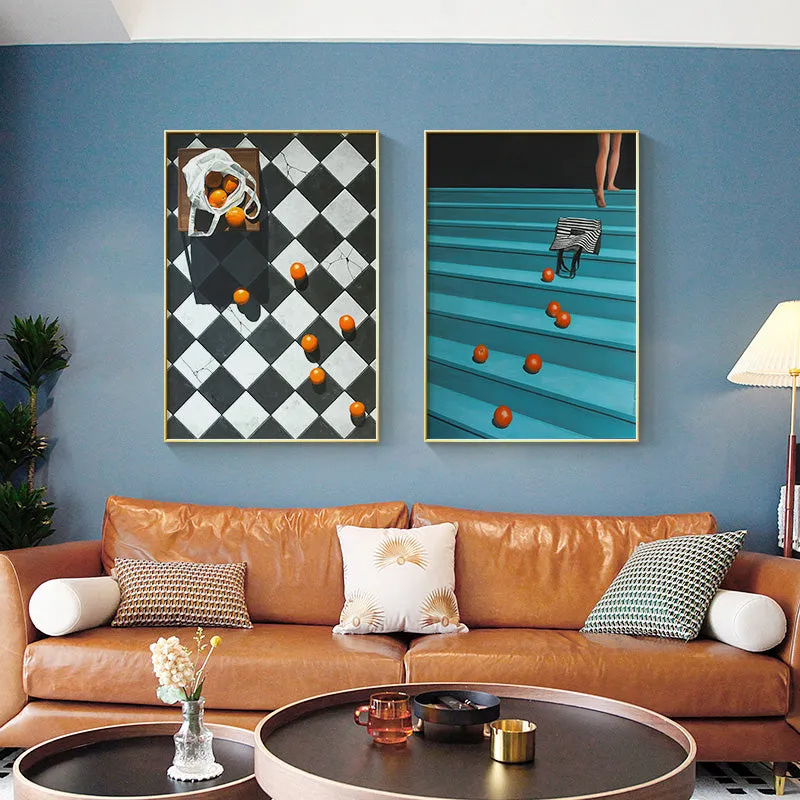 Modern Fruit Canvas Painting Minimalist