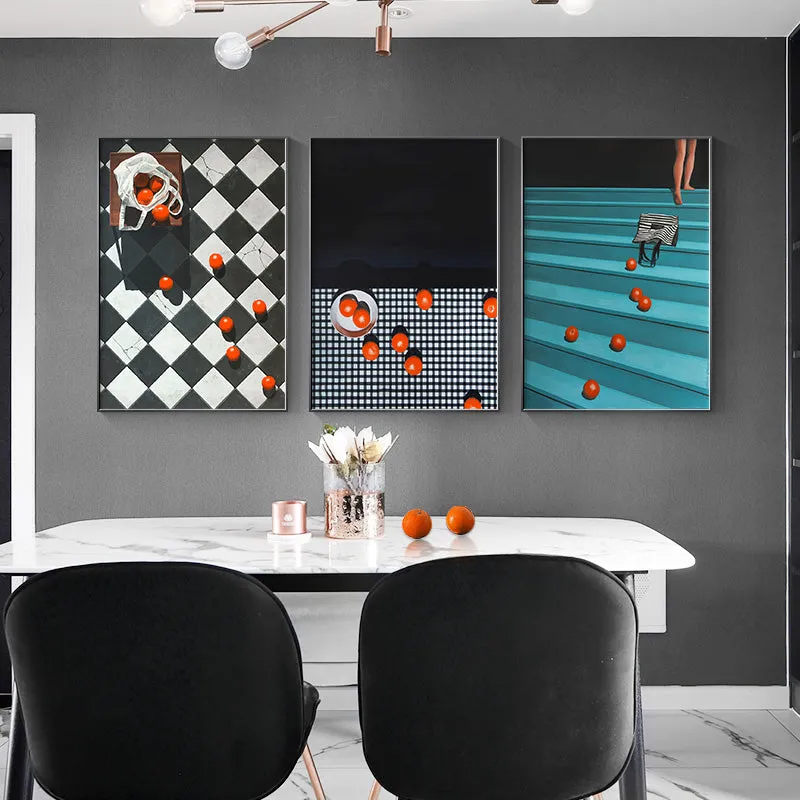 Modern Fruit Canvas Painting Minimalist